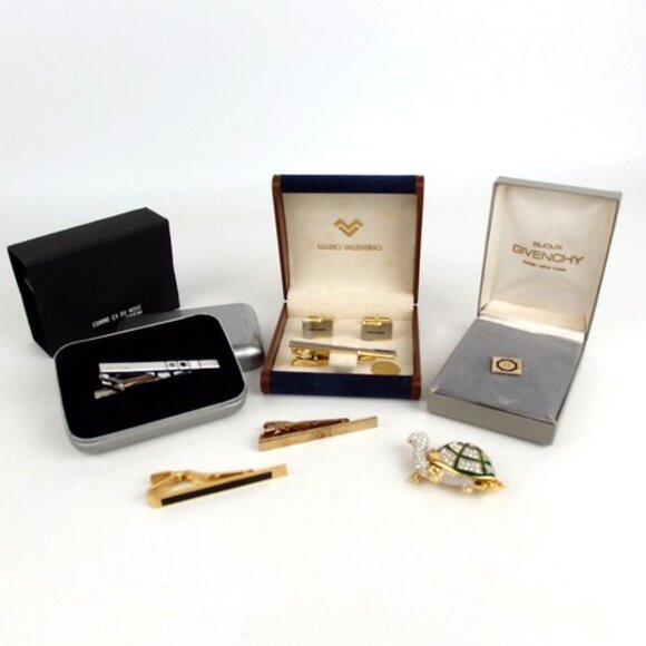 Authentic Christian Dior Other tie pin & cufflinks set Nek Tie pin metal [Used]